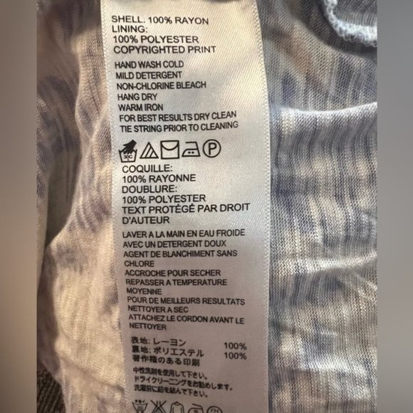 TOMMY Bahama Soft Flowy Maxi Dress, Lady’s Size XL, Preloved, Sleeveless Beads - Picture 6 of 9